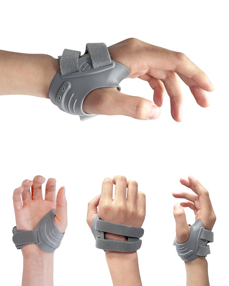 Thumb Brace for Joint PainCMC Joint Thumb Arthritis Brace Thumb Splint for Osteoarthritis Tendonitis Arthritis Relief Thumb Support Brace CMC Joint Stabilizer OrthosisLeft Hand M Gray